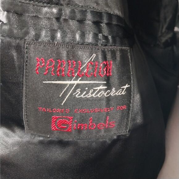 VINTAGE GIMBELS! 100% CASHMERE! BLACK CLASSIC WOMENS OVERCOAT, JACKET! SZ 14 - Picture 11 of 13